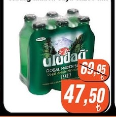 Uludağ Doğal Maden Suyu 6 X 200 Ml