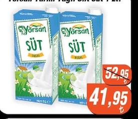Yörsan Süt 1 Lt.
