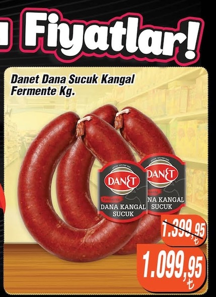 Danet Dana Sucuk Kangal Fermente Kg.