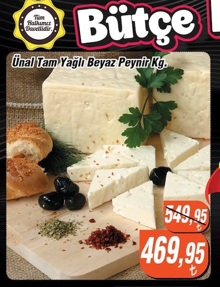 Ünal Tam Yağli Beyaz Peynir Kg.