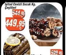 İyi̇tad Cevizli Sucuk Kg. Çeşitleri