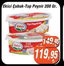 Ekici Çubuk-Top Peynir 200 Gr.