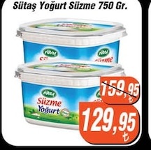 Sütaş Yoğurt Süzme 750 Gr.