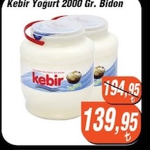 Kebir Yoğurt 2000 Gr. Bidon
