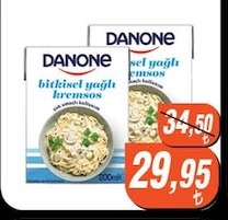 Danone Bitkisel Yağlı Kremşos 2X200Ml