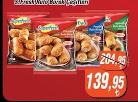 S.Fresh Rulo Börek Çeşitleri