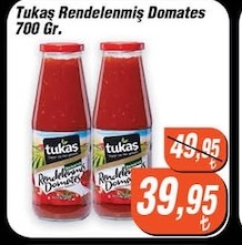 Tukaş Rendelenmiş Domates 700 Gr.