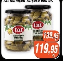 Tat Kornişon Turşusu 680 Gr.