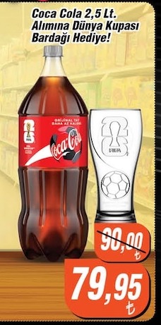 Coca Cola 2,5 Lt