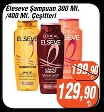 Elseve Şampuan 300 Ml. /400 Ml. Çeşitleri