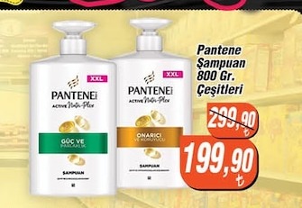 Pantene Şampuan 800 Gr. Çeşitleri