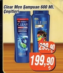 Clear Men Şampuan 600 Ml. Çeşitleri