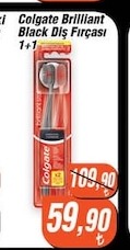 Colgate Brilliant Black Diş Fırçası 1+1