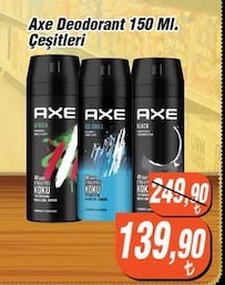 Axe Deodorant 150 Ml Çeşitleri