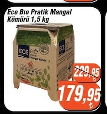 Ece Bio Pratik Mangal Kömürü 1,5Kg