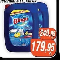 Bingo Klasik Deterjan 4 Lt