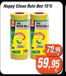 Happy Clean Rulo Bez 15'Li