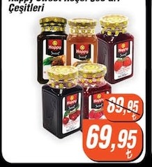 Happy Sweet Reçel Çeşitleri 380 Gr