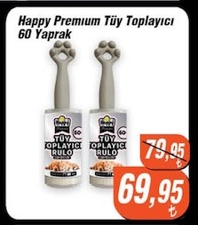Happy Premium Tüy Toplayıcı 60 Yaprak