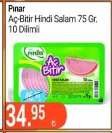 Pınar Aç-Bitir Hindi Salam 75 Gr. 10 Dilimli