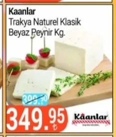 Kaanlar Trakya Naturel Klasik Beyaz Peynir Kg.