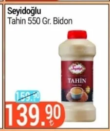 Seyidoğlu Tahin 550 Gr. Bidon