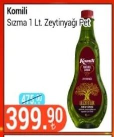 Komili Sızma 1 Lt. Zeytinyağı Pet