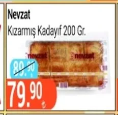 Nevzat Kızarmış Kadayıf 200 Gr.
