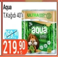Aqua T.Kağıdı 40'Lı