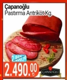 Çapanoğlu Pastırma Antrikot Kg.