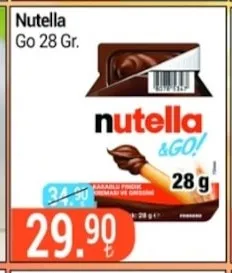 Nutella Go 28 Gr.