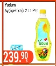Yudum Ayçiçek Yağı 2 Lt. Pet