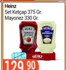 Heinz Set Ketçap 375 Gr. Mayonez 330 Gr.