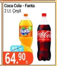 Coca Cola - Fanta 2 Lt. Çeşit