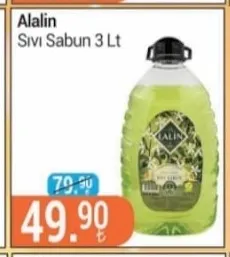 Alalin Sıvı Sabun 3 Lt