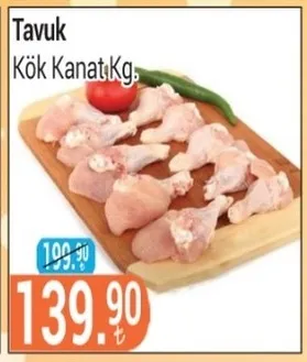 Tavuk Kök Kanat Kg.