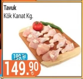 Tavuk Kök Kanat Kg