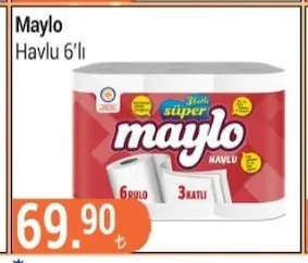Maylo Havlu 6'Lı