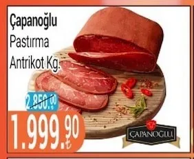 Çapanoğlu Pastırma Antrikot Kg