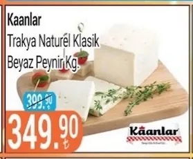 Kaanlar Trakya Naturel Klasik Beyaz Peynir Kg