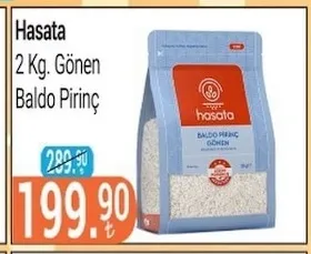 Hasata 2 Kg Gönen Baldo Pirinç