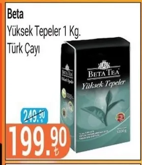 Beta Yüksek Tepeler 1 Kg. Türk Çayı