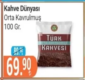Kahve Dünyası Orta Kavrulmuş 100 Gr