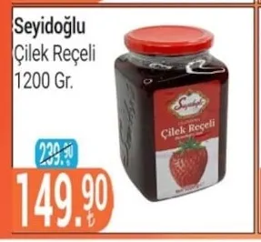 Seyidoğlu Çilek Reçeli 1200 Gr