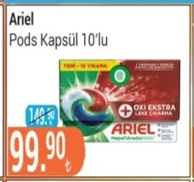 Ariel Pods Kapsül 10'Lu
