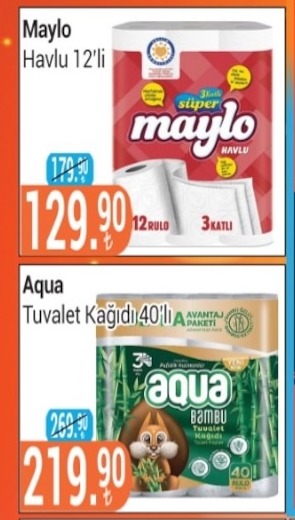 Maylo Havlu 12'Li