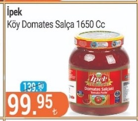 İpek Köy Domates Salça 1650 Cc