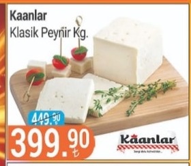 Kaanlar Klasik Peynir Kg