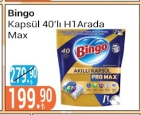 Bingo Kapsül 40'Li H1 Arada Max