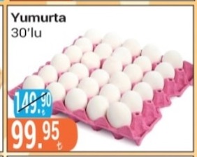 Yumurta 30'Lu